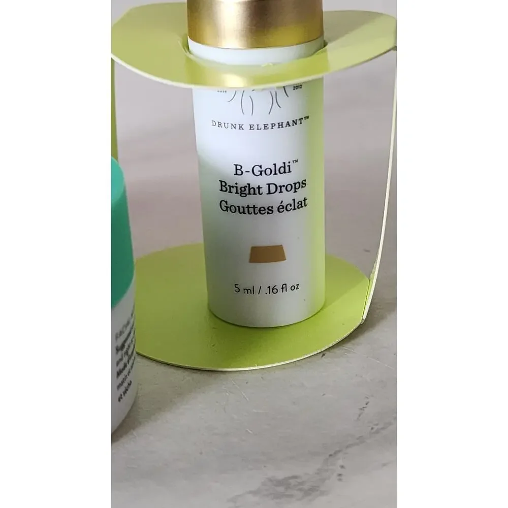 Drunk Elephant Mini Protini Polypeptide Cream 15ml/.5 Fl oz & B-goldi Drops
